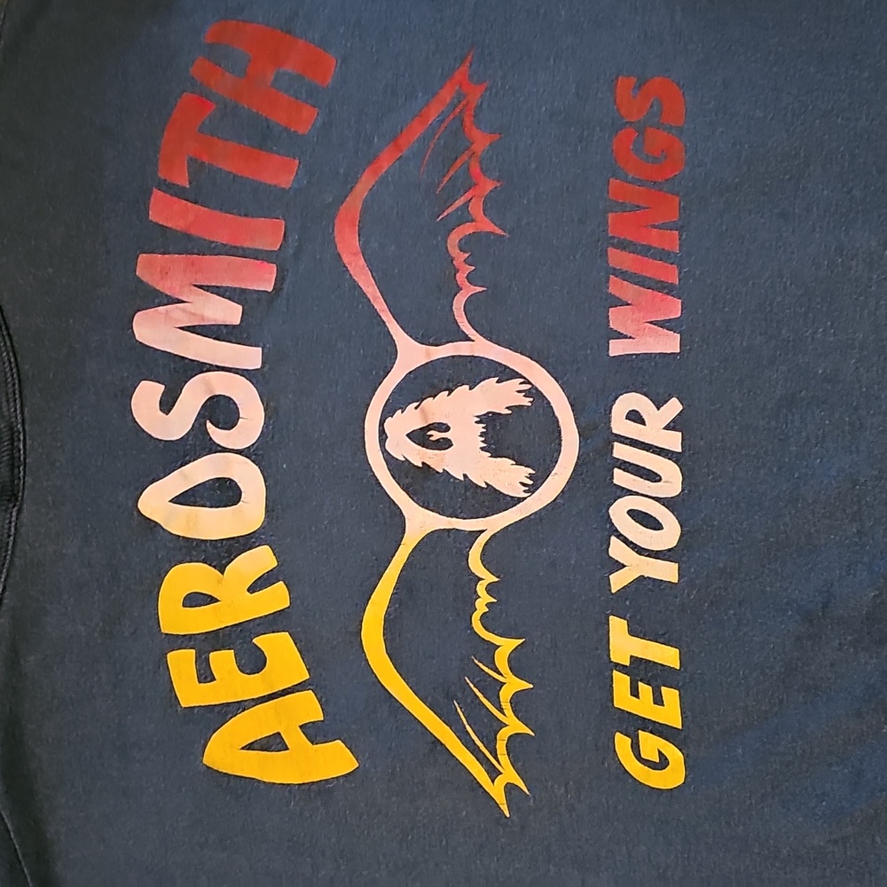 Vintage Aerosmith Graphic Tee in Blue - Picture 2 of 5